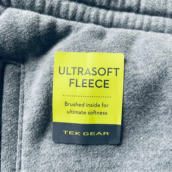 Tek Gear Men's Gray Ultra Soft Fleece Athletic Training Shorts Size XL NWT - Picture 4 of 11